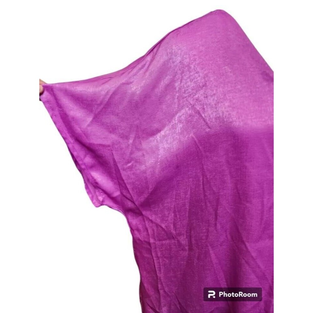 Andree By Unit 1x Silky Soft Mauve Top Flowy Ligh… - image 2